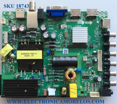 MAIN / FUENTE / (COMBO) / UPSTAR N14070011 / TP.MS3393.PB851 / IRZS1406001-1 / D2040A / PANEL`S KM0395LDCH01 / V390HJ5-XCPE1 / MODELO P40EA8